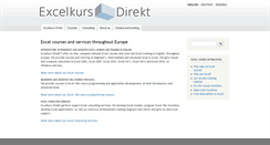 Desktop Screenshot of excelkursdirekt.eu